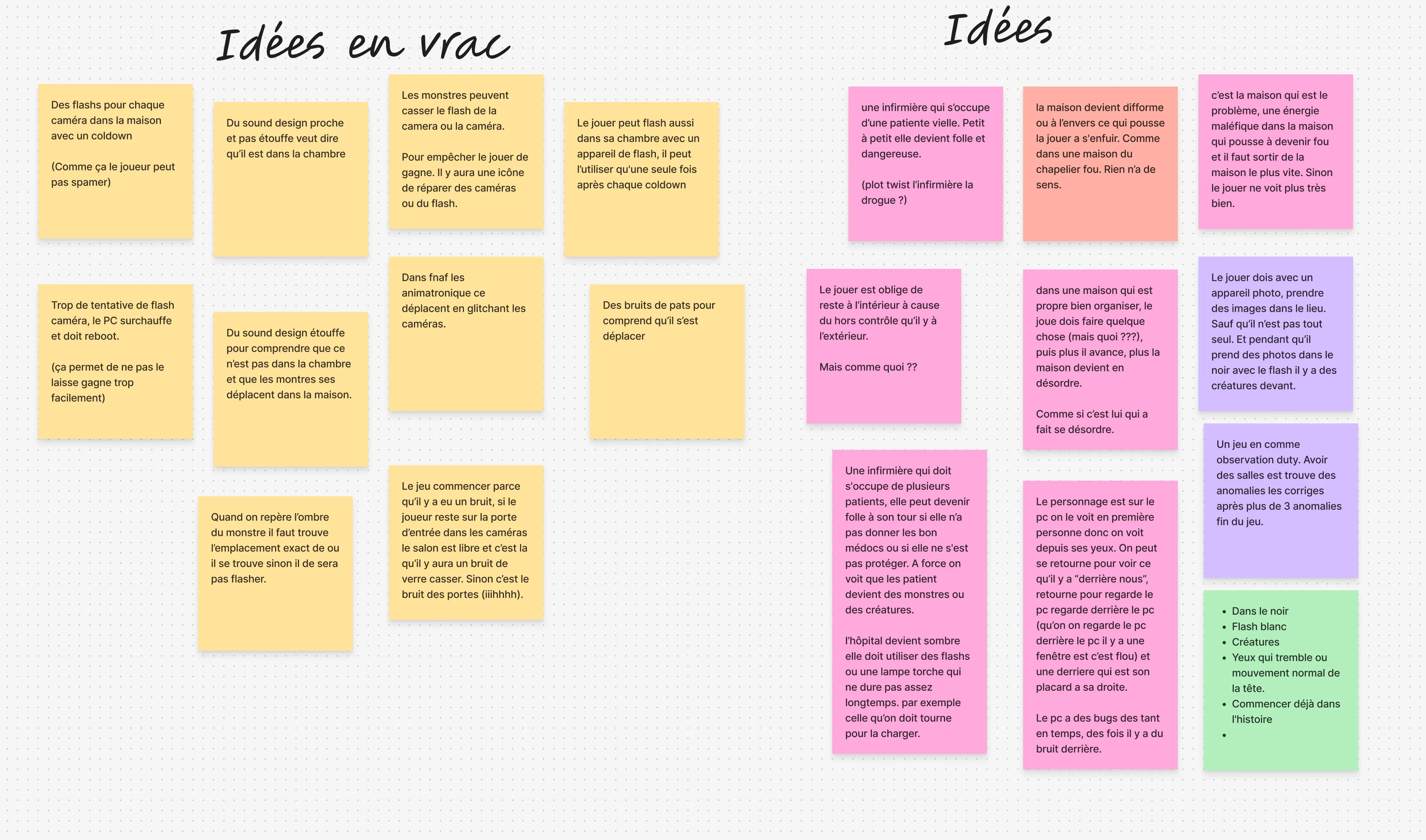 idee de recherche du jeu